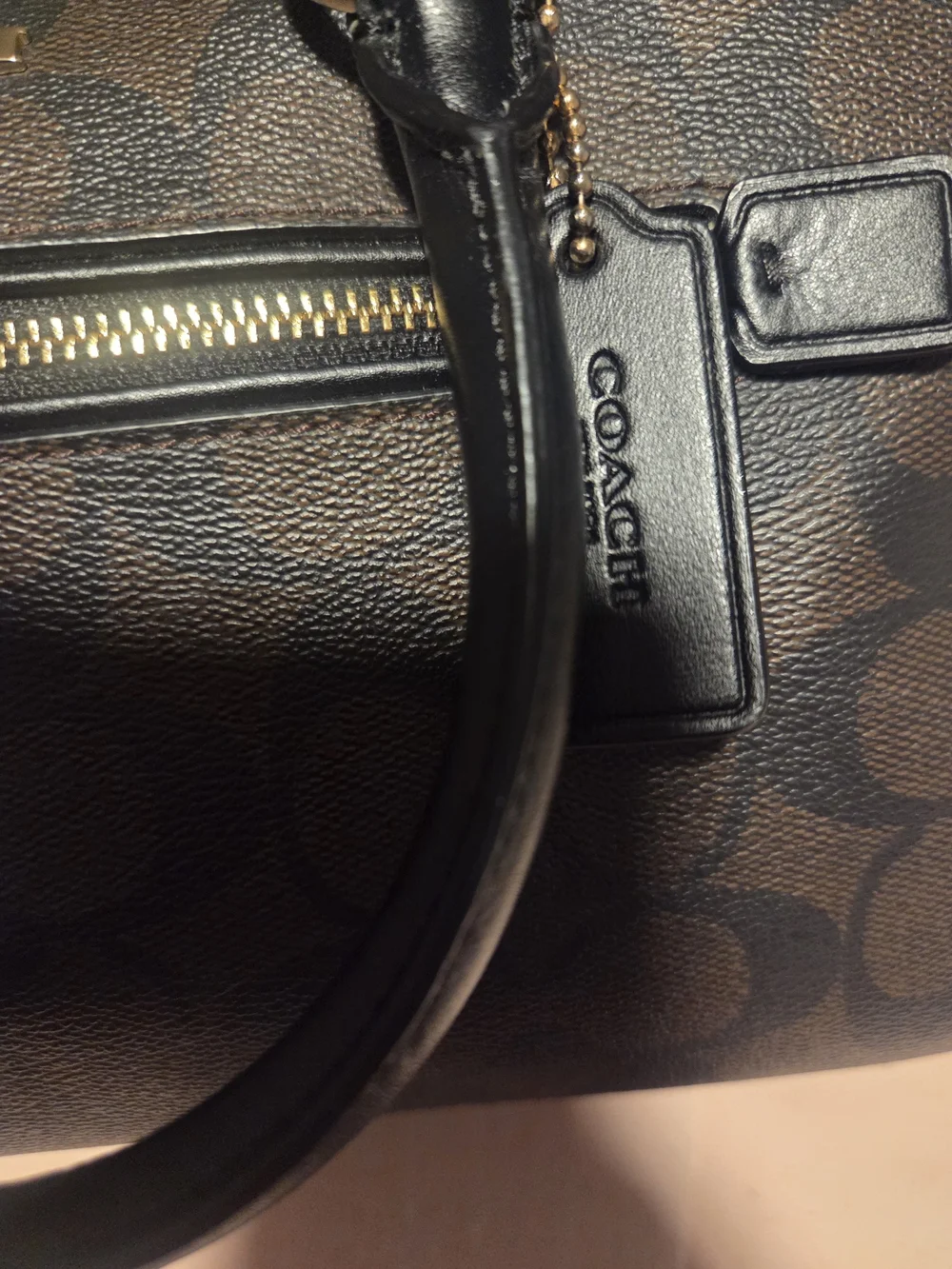 Coach Signature Canvas Satchel and Wallet Set in Brown